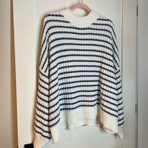 Old Navy Striped Mock neck Sweater